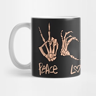 Peace Love Halloween Mug